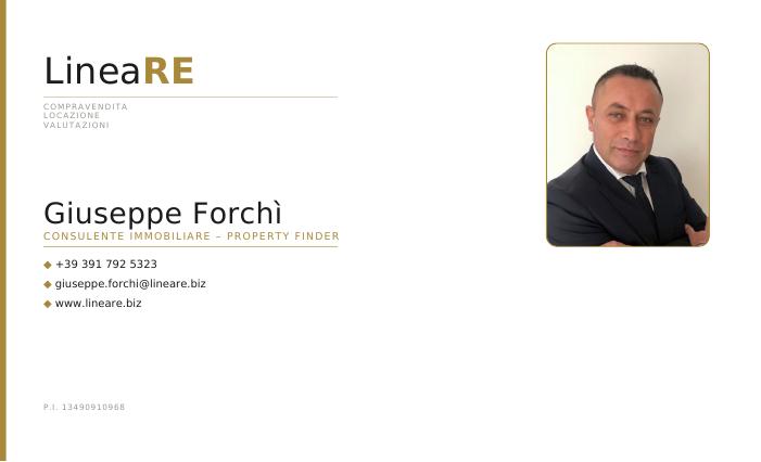 Biglietto da visita Giuseppe Forchì